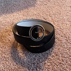 Reversible Black/White Belt